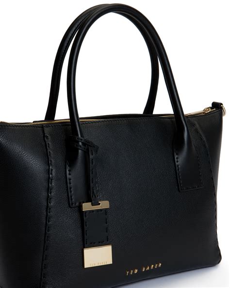 Black Leather Tote 